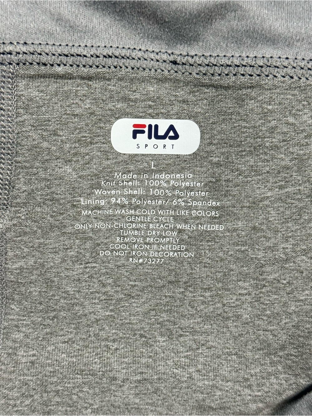 NWT Fila Sport Black Gray Athletic Tennis Golf Skort Size Large - Picture 13 of 13